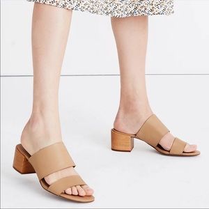 Madewell kiera leather mule sandals